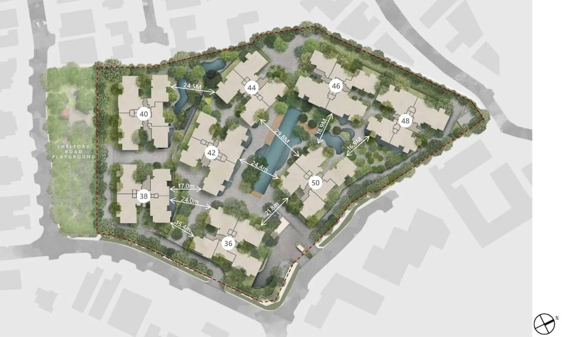 Watten House siteplan